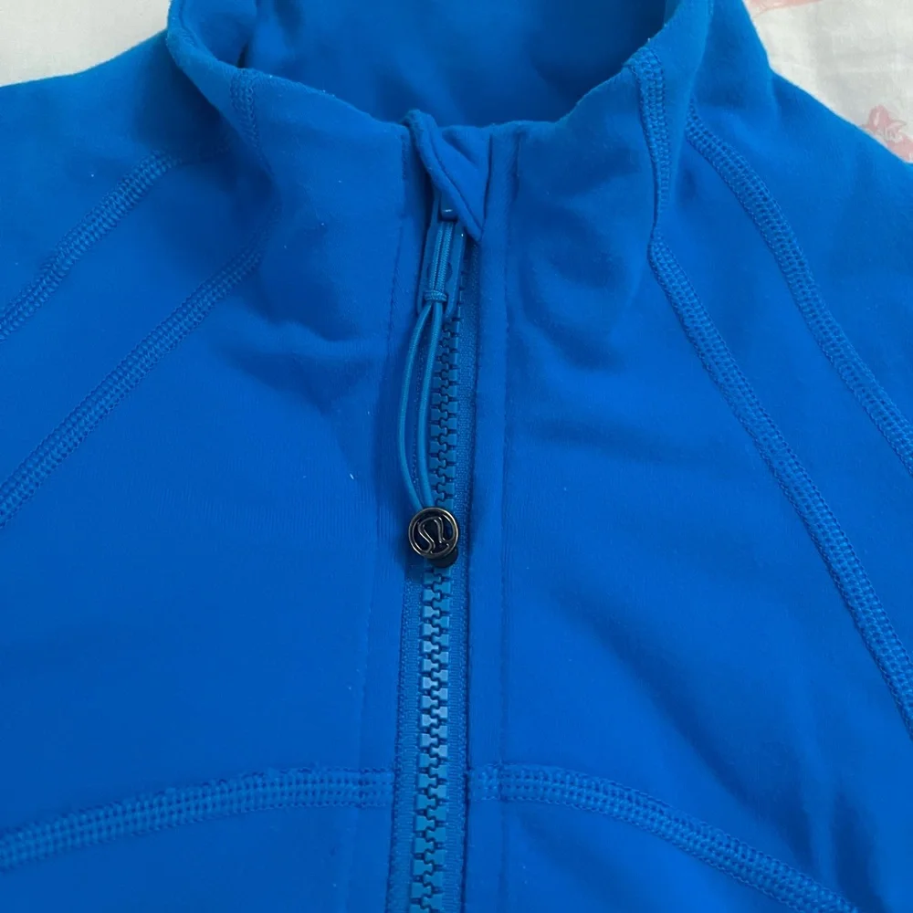 lululemon athletica Blue Full-Zip Athletic Jacket
